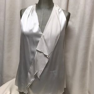 Vince Satin Sleeveless Blouse Size Small